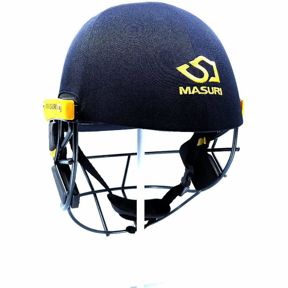 Masuri T Line Stainless Steel Cricket Batting Helmet - Black - Senior –  WHACK Sports